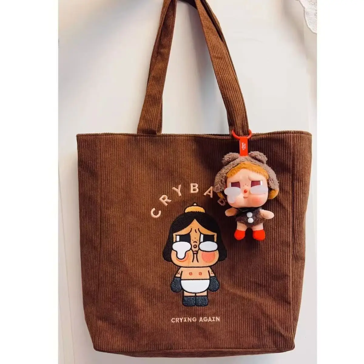 2025 Fashion homemade crybaby crybaby corduroy vintage shoulder bag handbag caramel dopamine color Gift
2025 Fashion homemade crybaby crybaby corduroy vintage shoulder bag handbag caramel dopamine color Gift