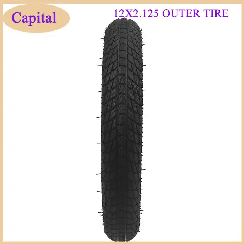New 12x2.125 outer tires 12 inch bicycle scooter baby stroller tire outer tire 12 x 2.125 replacement parts
New 12x2.125 outer tires 12 inch bicycle scooter baby stroller tire outer tire 12 x 2.125 replacement parts