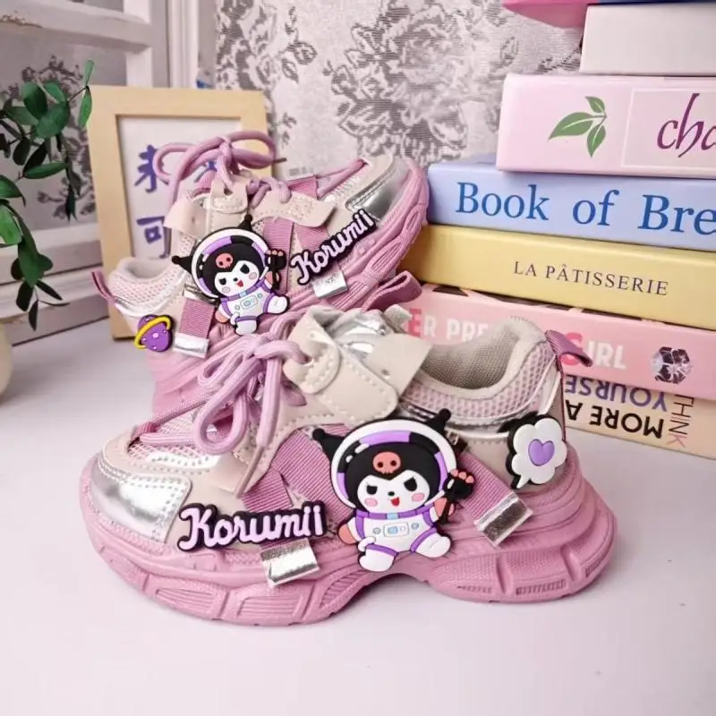 Cute Cartoon Sanrios Kuromi Children's Shoes Sneakers Casual Shoes Children Good-Looking Breathable Mesh Shoes Fashion Gift
Cute Cartoon Sanrios Kuromi Children's Shoes Sneakers Casual Shoes Children Good-Looking Breathable Mesh Shoes Fashion Gift