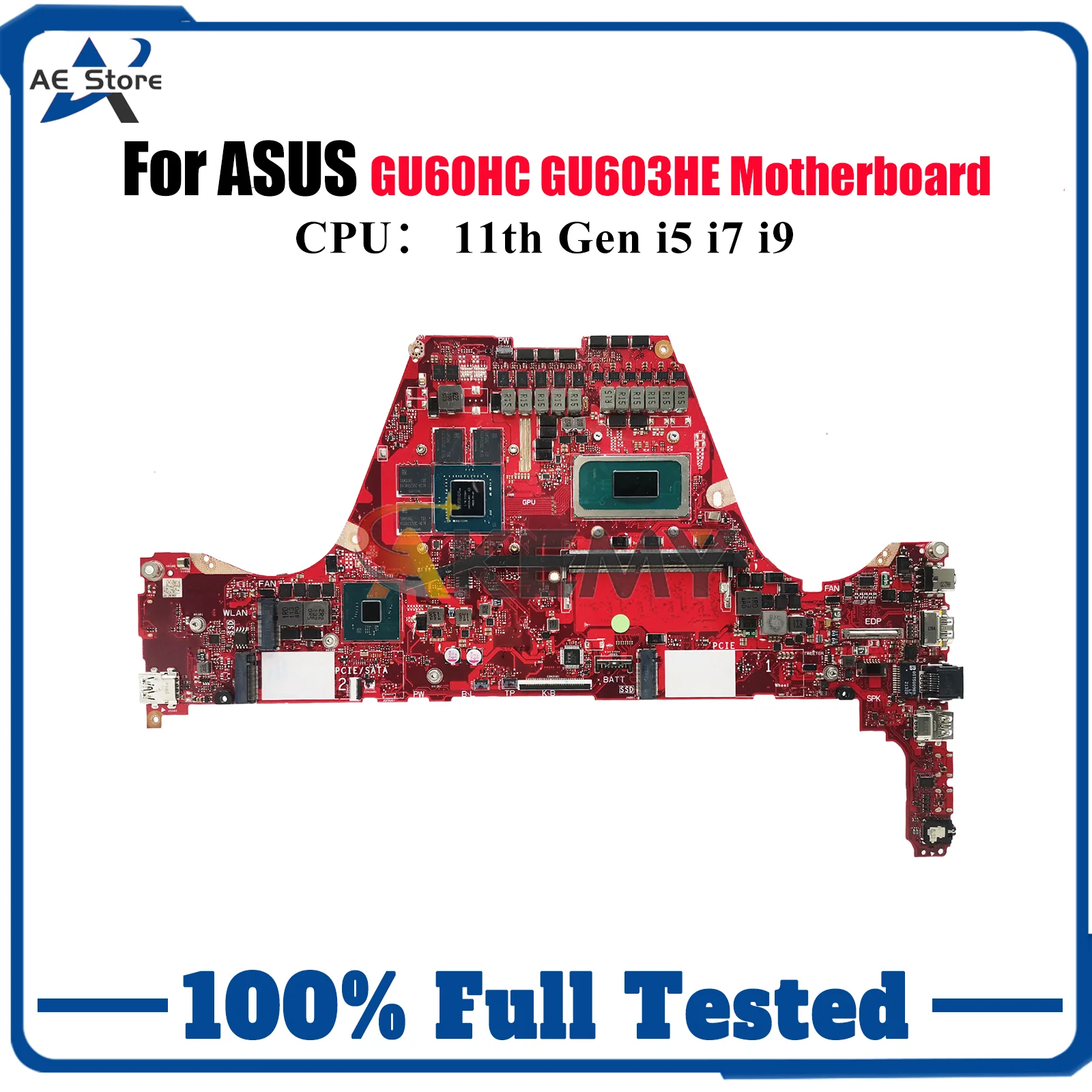 Материнская плата GU603HE для ноутбука ASUS ROG Zephyrus M16 GU603 GU603HE GU60HC с 11-го поколения i5 i7 i9 100% тест, ОК, быстрая доставка 
Материнская плата GU603HE для ноутбука ASUS ROG Zephyrus M16 GU603 GU603HE GU60HC с 11-го поколения i5 i7 i9 100% тест, ОК, быстрая доставка
