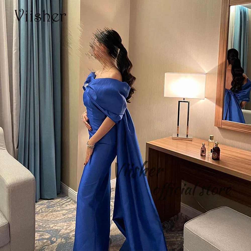 Royal Blue Satin Mermaid Evening Dresses Off Shoulder Arabian Dubai Prom Dress with Train Long Formal Occasion Gown Backless
Royal Blue Satin Mermaid Evening Dresses Off Shoulder Arabian Dubai Prom Dress with Train Long Formal Occasion Gown Backless