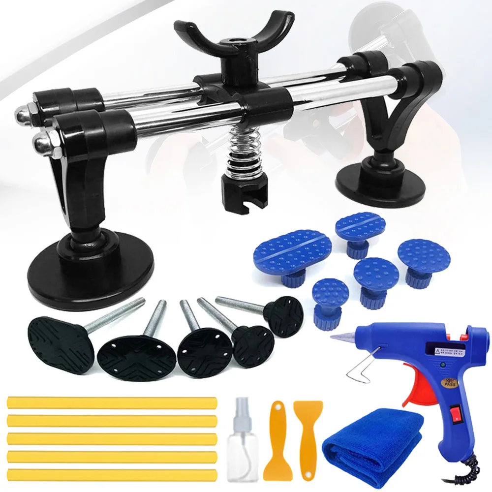 Auto Paintless Dent Repair Extrator Kit Appliance Repair Efficient Bridge Tool Set Double Pole Puller Tabs Glue Shovels
Auto Paintless Dent Repair Extrator Kit Appliance Repair Efficient Bridge Tool Set Double Pole Puller Tabs Glue Shovels