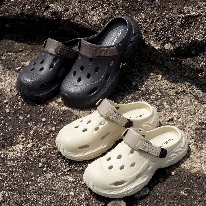 Summer anti slip hole shoes for men and women, thick soled shoes with a poop like feel, beach fishing sandals
Summer anti slip hole shoes for men and women, thick soled shoes with a poop like feel, beach fishing sandals