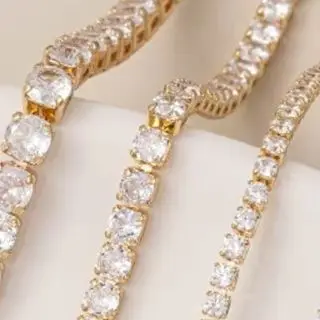 14K Gold-Plated Austrian Zircon Chain Diamond Claw Loose Chain for DIY Bracelet Necklace And Jewelry Accessory Making
14K Gold-Plated Austrian Zircon Chain Diamond Claw Loose Chain for DIY Bracelet Necklace And Jewelry Accessory Making