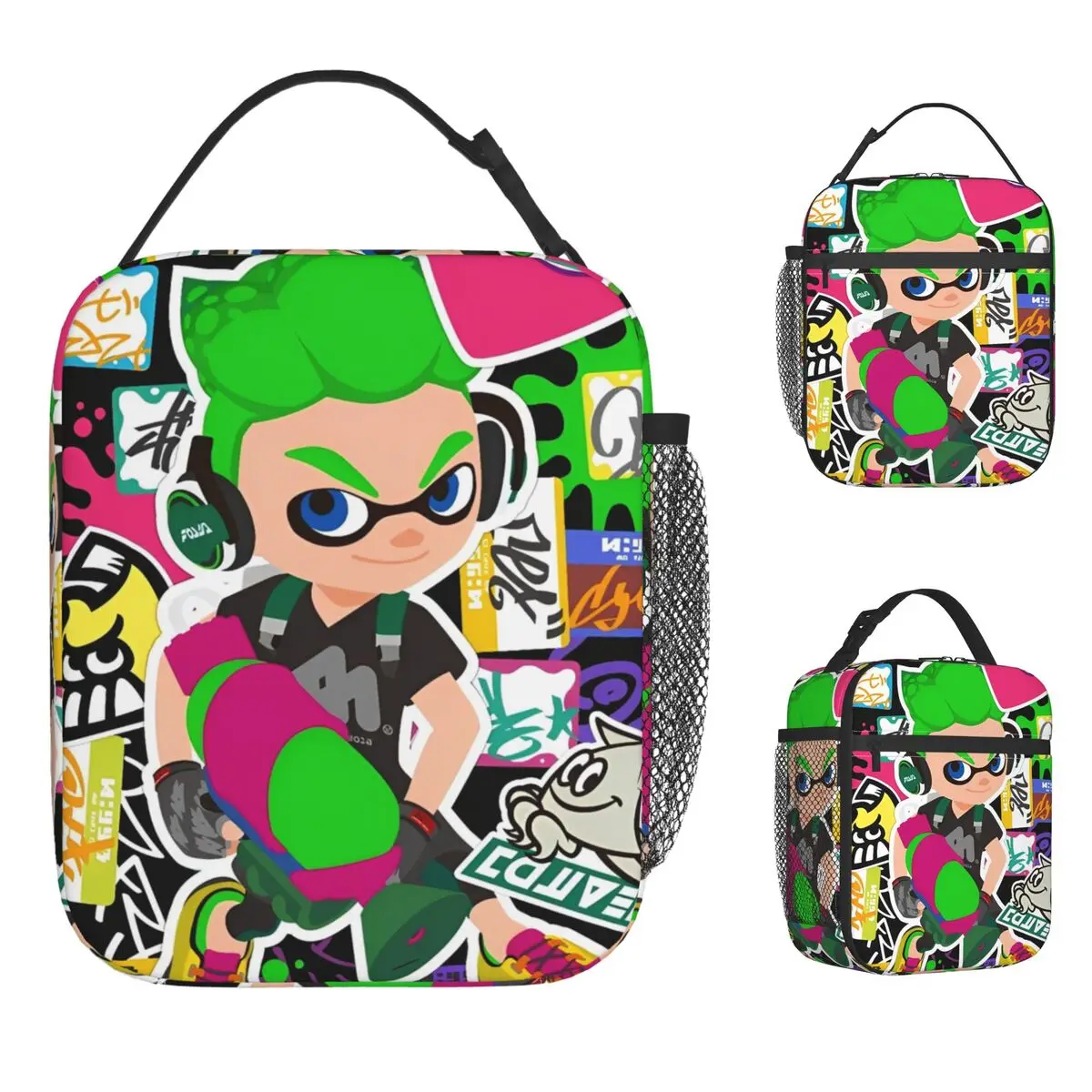 Splatoons Shoot Video Game Lunch Bag Casual Lunch Box School Portable Insulated Cooler Bag Oxford Graphic Thermal Tote Handbags
Splatoons Shoot Video Game Lunch Bag Casual Lunch Box School Portable Insulated Cooler Bag Oxford Graphic Thermal Tote Handbags