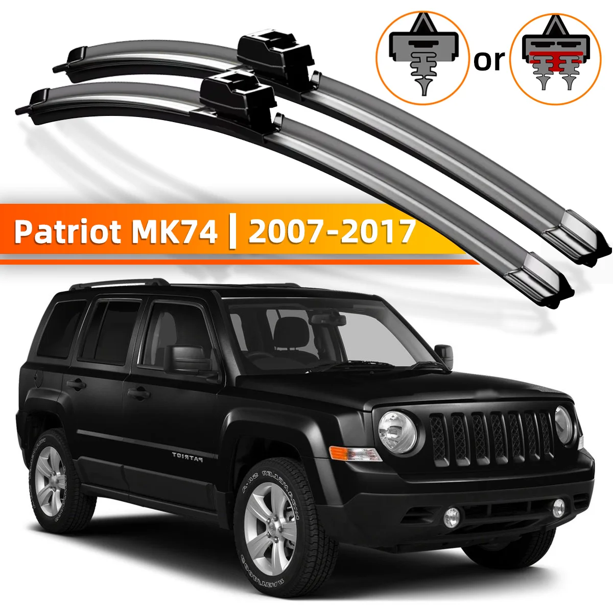 YONGRUN 2PCS Front Windshield Wipers Suitable For Jeep Patriot Mk74 2007-2017 Windshield Window Accessories 2009 2012 2014 2016
YONGRUN 2PCS Front Windshield Wipers Suitable For Jeep Patriot Mk74 2007-2017 Windshield Window Accessories 2009 2012 2014 2016