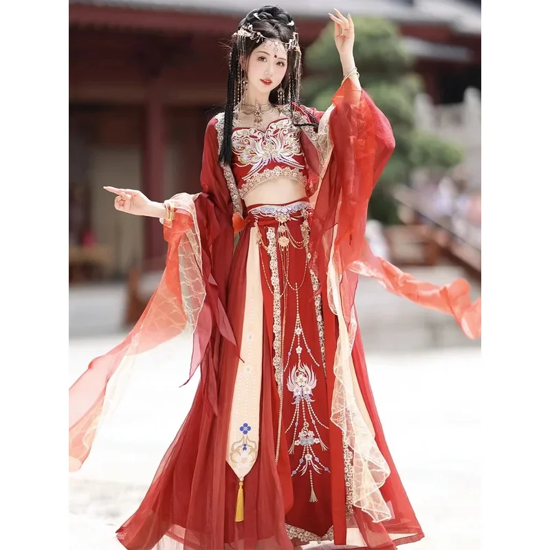 FC6Snow Koi Exotic Style Hanfu Princess Of Tenjiku West Region Goddess Improved Dance Performance Full Set Cos Xianxia Clot@FC8!
FC6Snow Koi Exotic Style Hanfu Princess Of Tenjiku West Region Goddess Improved Dance Performance Full Set Cos Xianxia Clot@FC8!