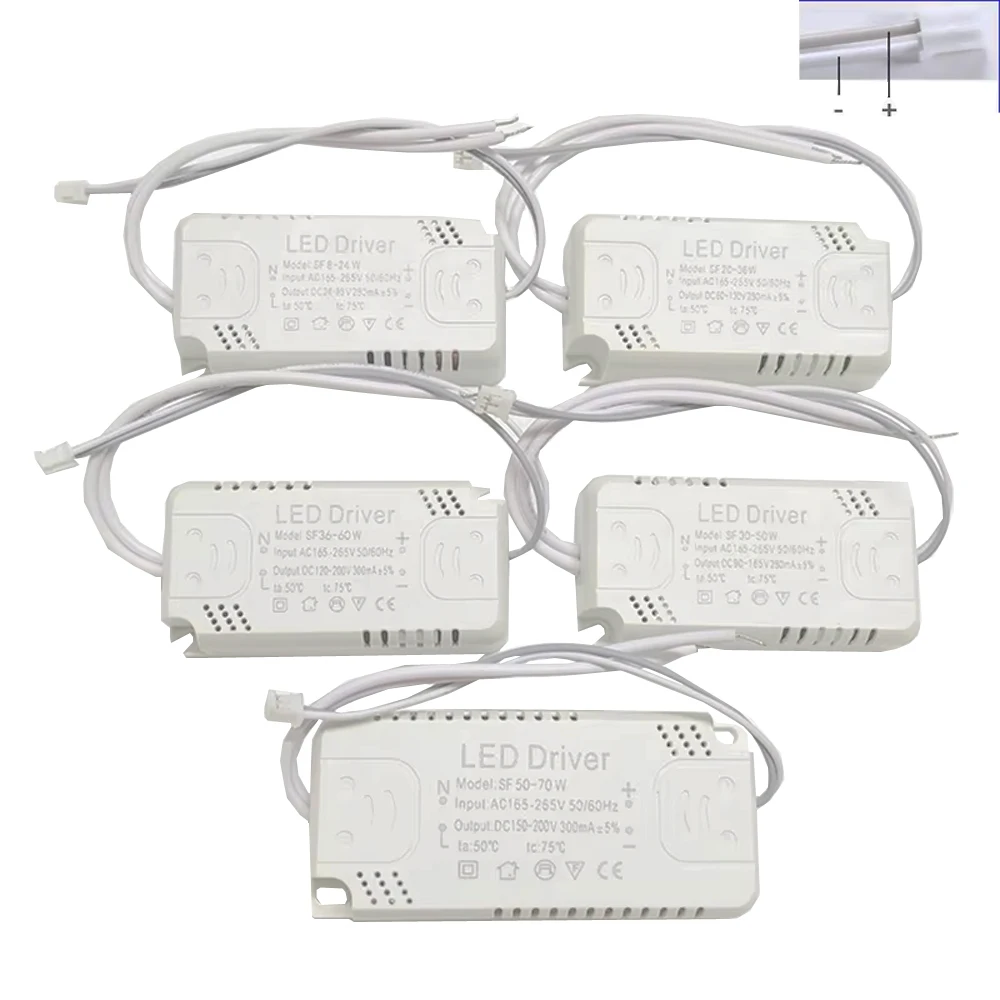 LED Driver Adapter For LED Lighting AC165-265V Non-Isolating Transformer For LED Ceiling Light Replacement 8-24W 30-50W 60-80W
LED Driver Adapter For LED Lighting AC165-265V Non-Isolating Transformer For LED Ceiling Light Replacement 8-24W 30-50W 60-80W