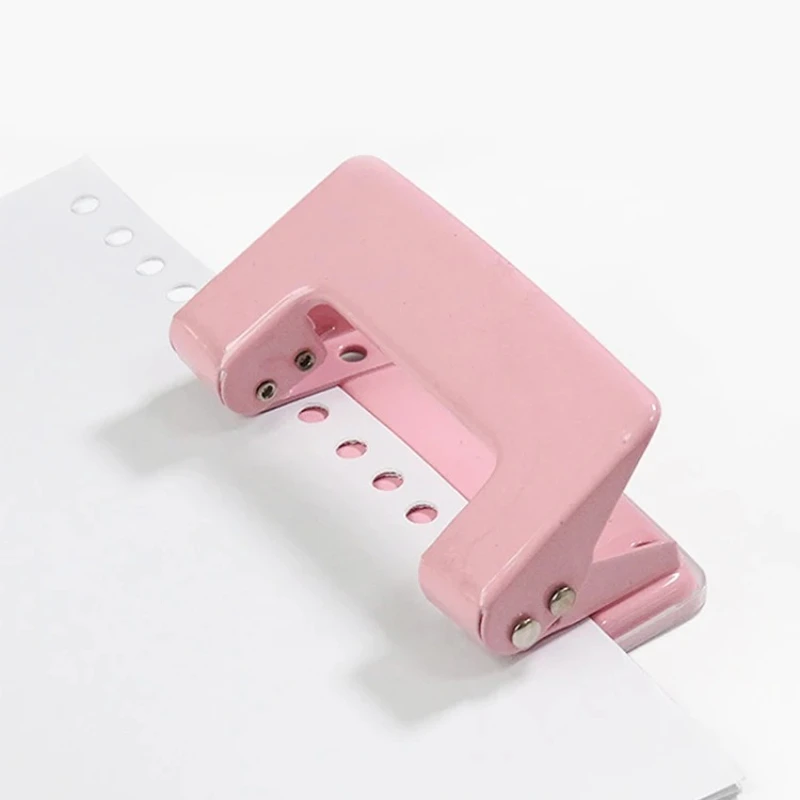 Hole Paper Punch Tool 2-Hole Metal Pink HolePuncher For Office Students Home Supplies
Hole Paper Punch Tool 2-Hole Metal Pink HolePuncher For Office Students Home Supplies
