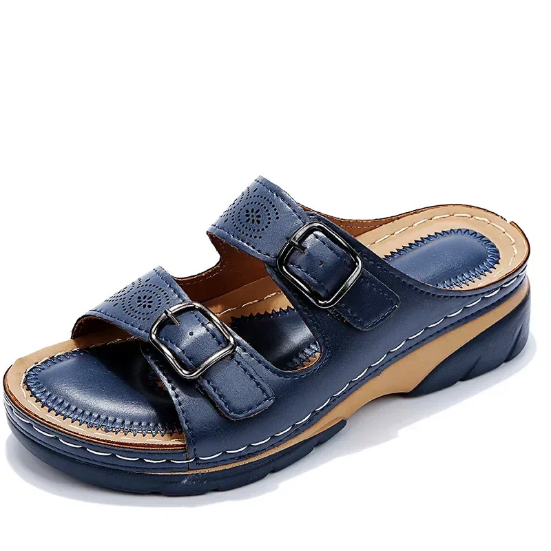 Women Closed Toe Summer Shoes 2024 New Comfort Double Buckle Wedge Ladies Sandals Plus Size Platform Casual Slippers Women
Women Closed Toe Summer Shoes 2024 New Comfort Double Buckle Wedge Ladies Sandals Plus Size Platform Casual Slippers Women