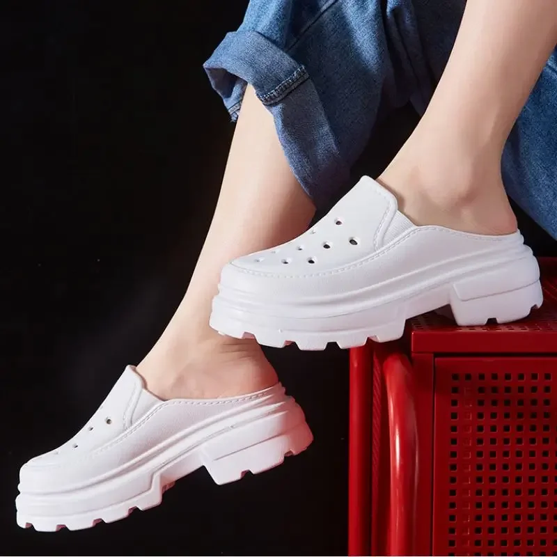 Evshine Fashion Summer Sandals Outdoor Holes Beach Sandals Women Summer High Heels Shoes Outdoor Beach Slippers Garden Slippers
Evshine Fashion Summer Sandals Outdoor Holes Beach Sandals Women Summer High Heels Shoes Outdoor Beach Slippers Garden Slippers