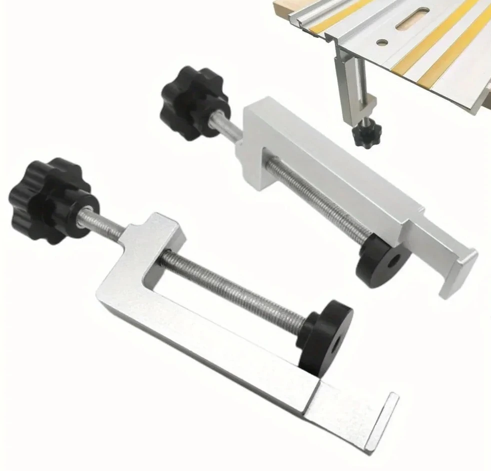 2-piece desktop fixture fence/T-shaped groove/desktop saw rail universal fixture - woodworking tool aluminum fixed fixture
2-piece desktop fixture fence/T-shaped groove/desktop saw rail universal fixture - woodworking tool aluminum fixed fixture
