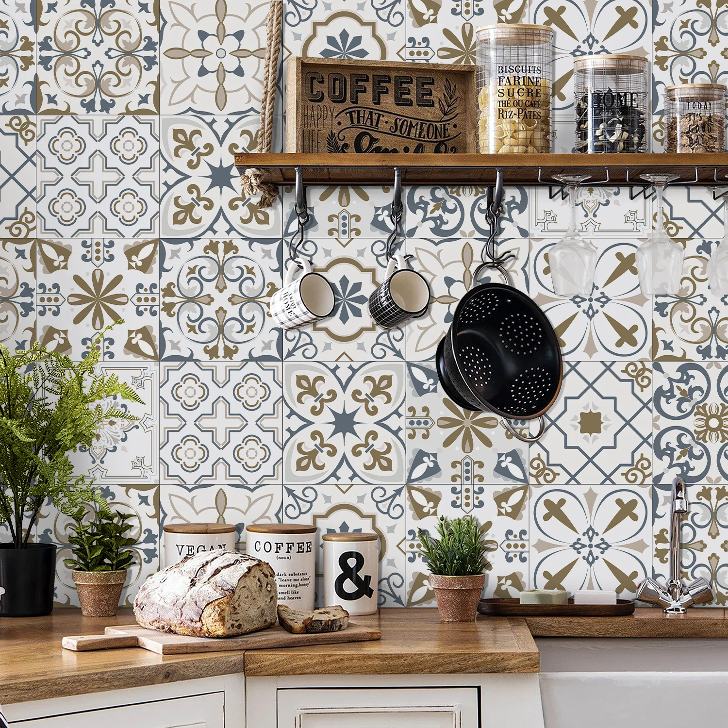 Multi style gray brown art self-adhesive, home decoration kitchen bathroom and retro style store stickers
Multi style gray brown art self-adhesive, home decoration kitchen bathroom and retro style store stickers