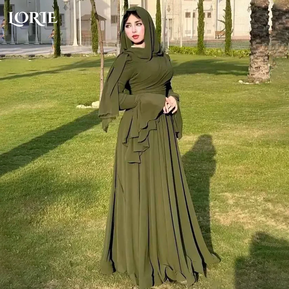 LORIE Modern Muslim Formal Evening Dresses Elegant Bobycon Long Sleeve Floor Length Arabia Prom Gown Saudi Party Gown Customized
LORIE Modern Muslim Formal Evening Dresses Elegant Bobycon Long Sleeve Floor Length Arabia Prom Gown Saudi Party Gown Customized
