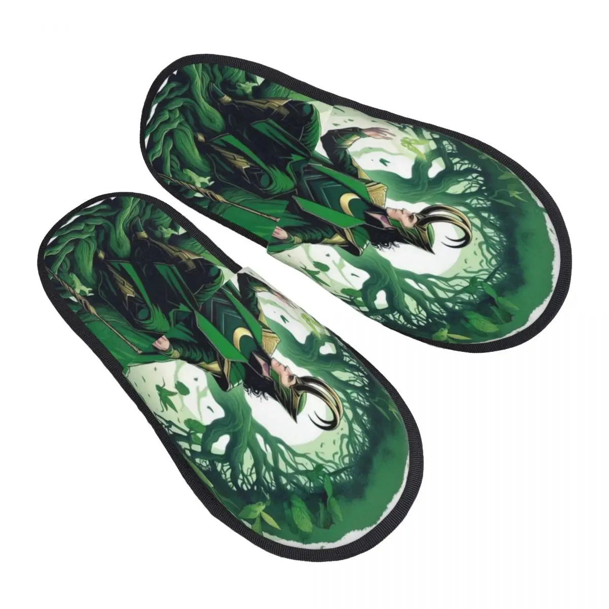 Пользовательские гостевые тапочки Loki Movie для ванной комнаты, женские домашние тапочки
Пользовательские гостевые тапочки Loki Movie для ванной комнаты, женские домашние тапочки