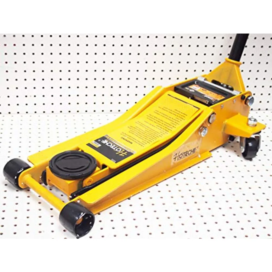 3-1/2 Ton Hydraulic Garage Floor Service Jack Low Profile Double Pump for Automotive Repair Heavy Duty Steel Construction Black
3-1/2 Ton Hydraulic Garage Floor Service Jack Low Profile Double Pump for Automotive Repair Heavy Duty Steel Construction Black