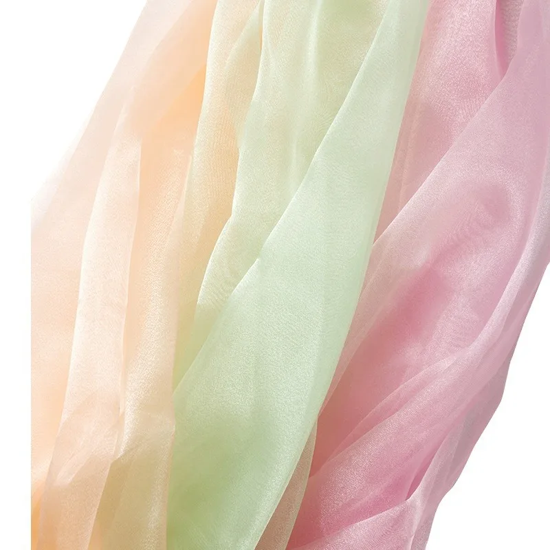 150x100cm Sparkling Color Organza Hard Yarn Clothing Fabric For Dress Stage Wedding Decoration Solid Colorful Transparent Yarn
150x100cm Sparkling Color Organza Hard Yarn Clothing Fabric For Dress Stage Wedding Decoration Solid Colorful Transparent Yarn