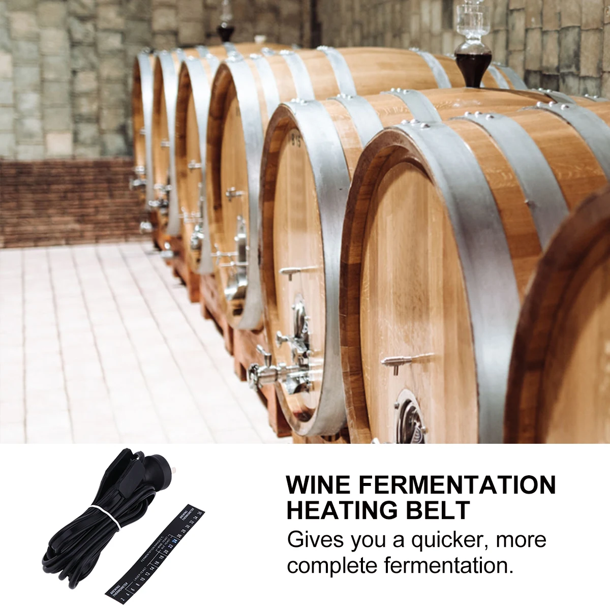 Electric Heating Belt For Beer Fermentation Brew Heat Belt Wine Fermentation Heater Silicon Rubber Keg Warmer Household Wine
Electric Heating Belt For Beer Fermentation Brew Heat Belt Wine Fermentation Heater Silicon Rubber Keg Warmer Household Wine