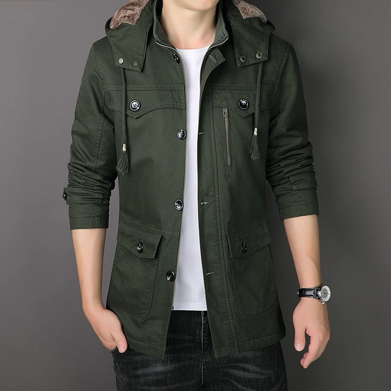 Men Army Pilot Jackets Cargo Outwear Hooded Jacket Mens Clothes Winter Fleece Hooded Jacket Men Casual Thick Thermal Cargo Coat
Men Army Pilot Jackets Cargo Outwear Hooded Jacket Mens Clothes Winter Fleece Hooded Jacket Men Casual Thick Thermal Cargo Coat