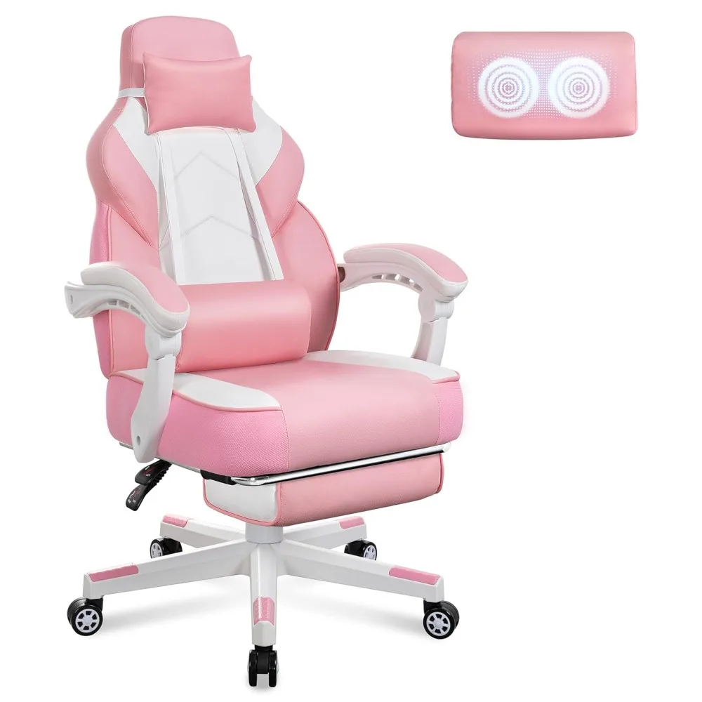 Big and Tall Gaming Chair for Adults, 330lbs Heavy Duty Computer Chair with Footrest & Massage Lumbar Support, Wide, Customized
Big and Tall Gaming Chair for Adults, 330lbs Heavy Duty Computer Chair with Footrest & Massage Lumbar Support, Wide, Customized