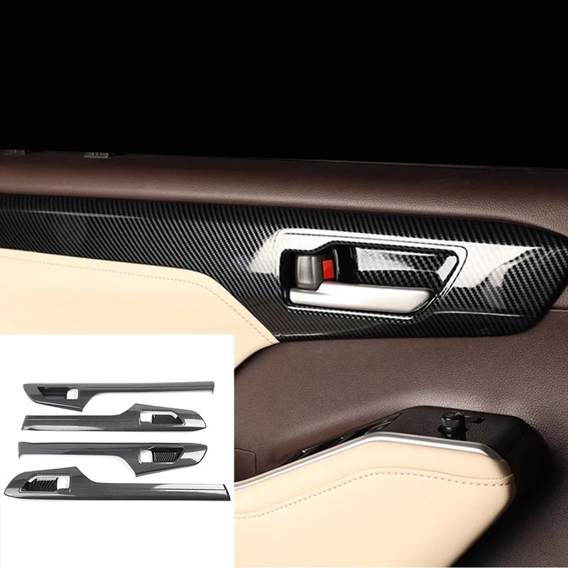 Углеродная ABS внутренняя дверная ручка Чаша панель Крышка для Toyota Highlander 2022 +
Углеродная ABS внутренняя дверная ручка Чаша панель Крышка для Toyota Highlander 2022 +