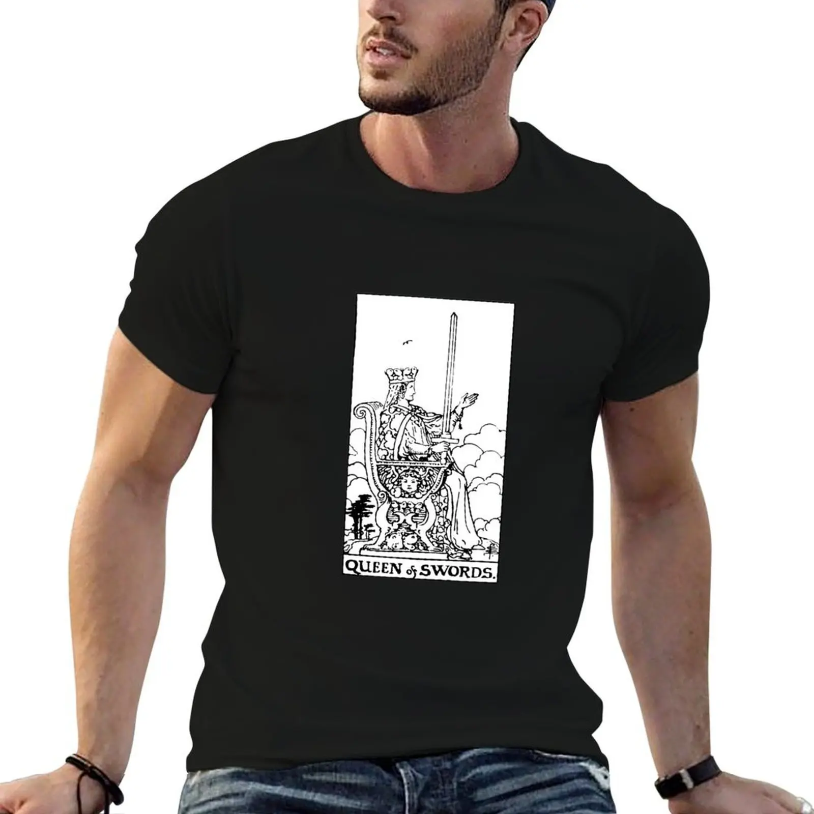 t of t plain T-Shirt man man slim man white shirt t black for summer Swords shirt shirts fit and Queen Rider-Waite's
t of t plain T-Shirt man man slim man white shirt t black for summer Swords shirt shirts fit and Queen Rider-Waite's