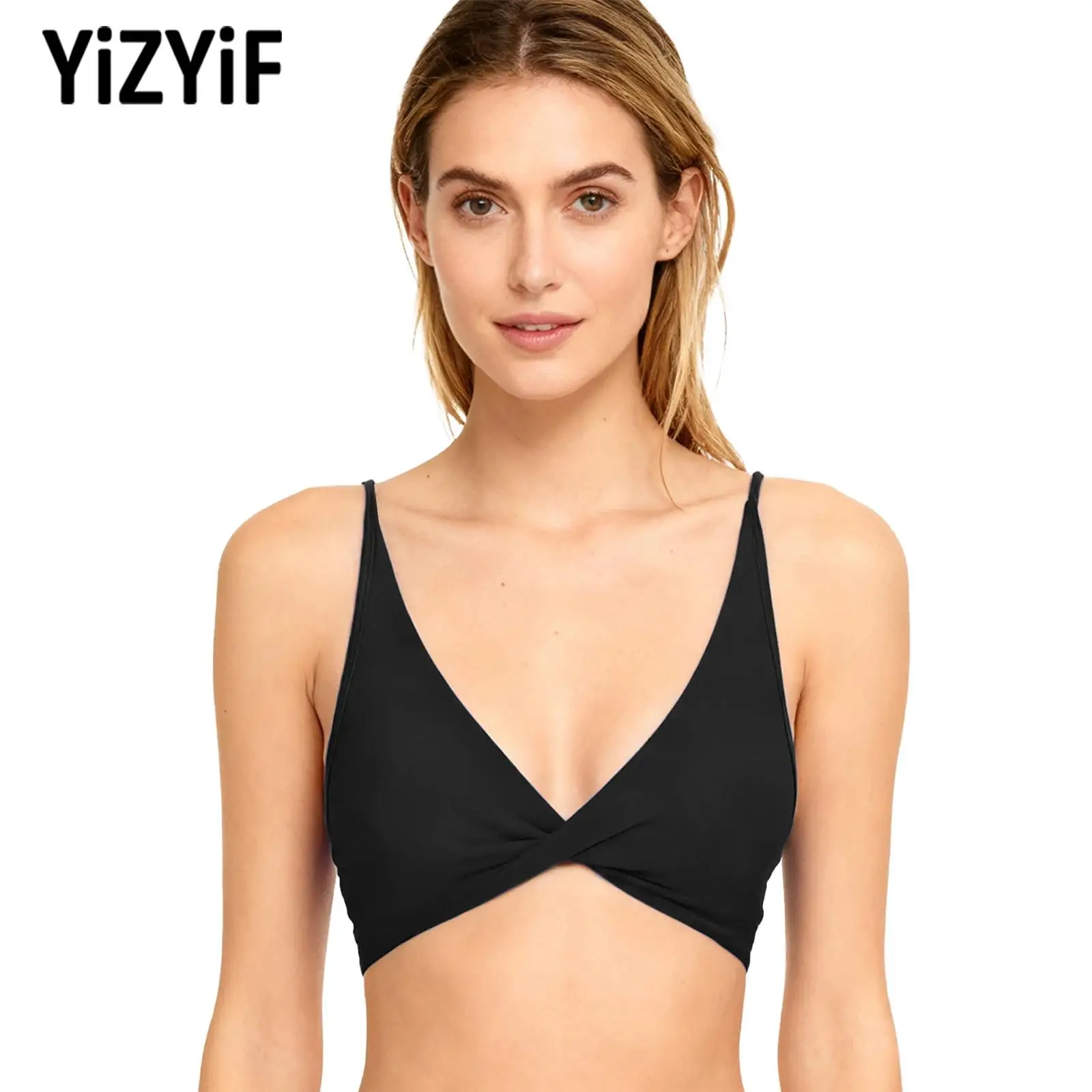 Adults Womens Yoga Bra Top Twist Front Sports Bra Spaghetti Straps Crisscross Back Camisole Sleeveless Vest for Workout Fitness
Adults Womens Yoga Bra Top Twist Front Sports Bra Spaghetti Straps Crisscross Back Camisole Sleeveless Vest for Workout Fitness