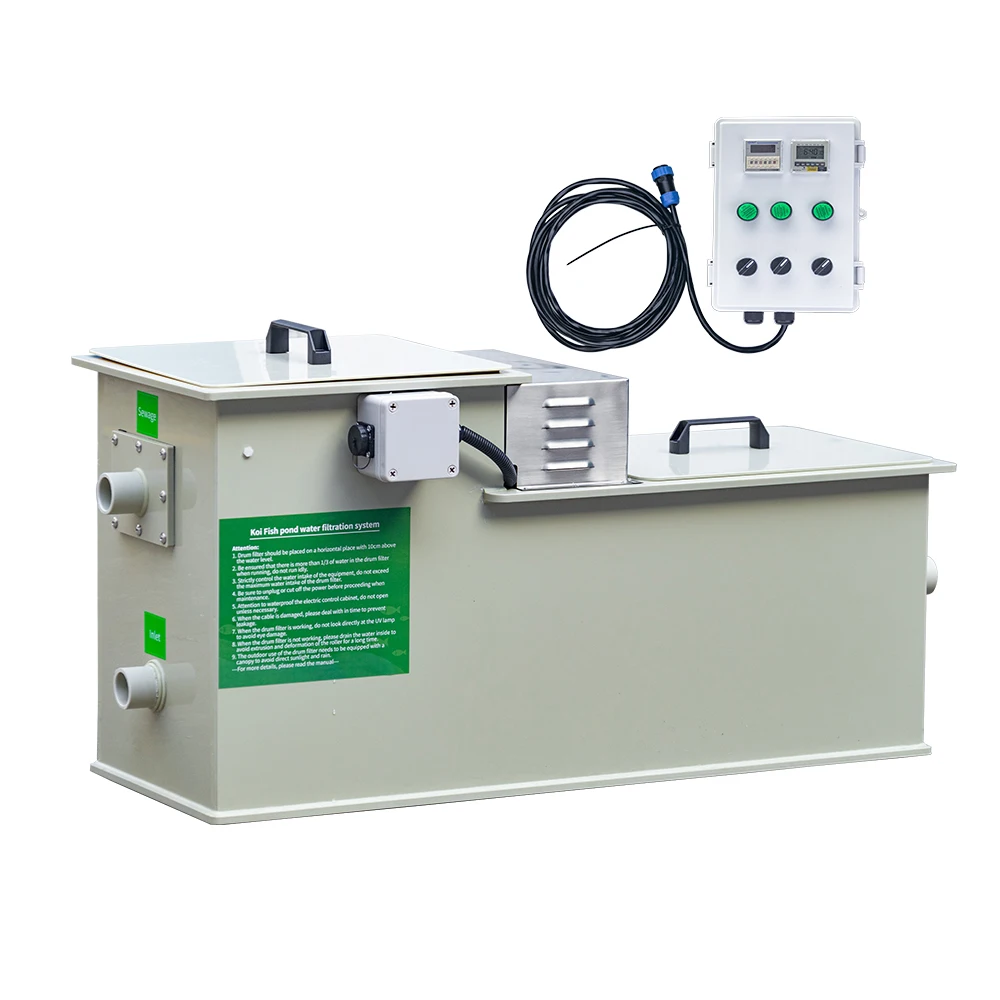 Комбинированный барабанный фильтр QihangRAS, экологически чистый полипропиленовый аквариум, открытый сад, система фильтрации пруда кои, фильтр для пруда для рыбы, 5 л
Комбинированный барабанный фильтр QihangRAS, экологически чистый полипропиленовый аквариум, открытый сад, система фильтрации пруда кои, фильтр для пруда для рыбы, 5 л