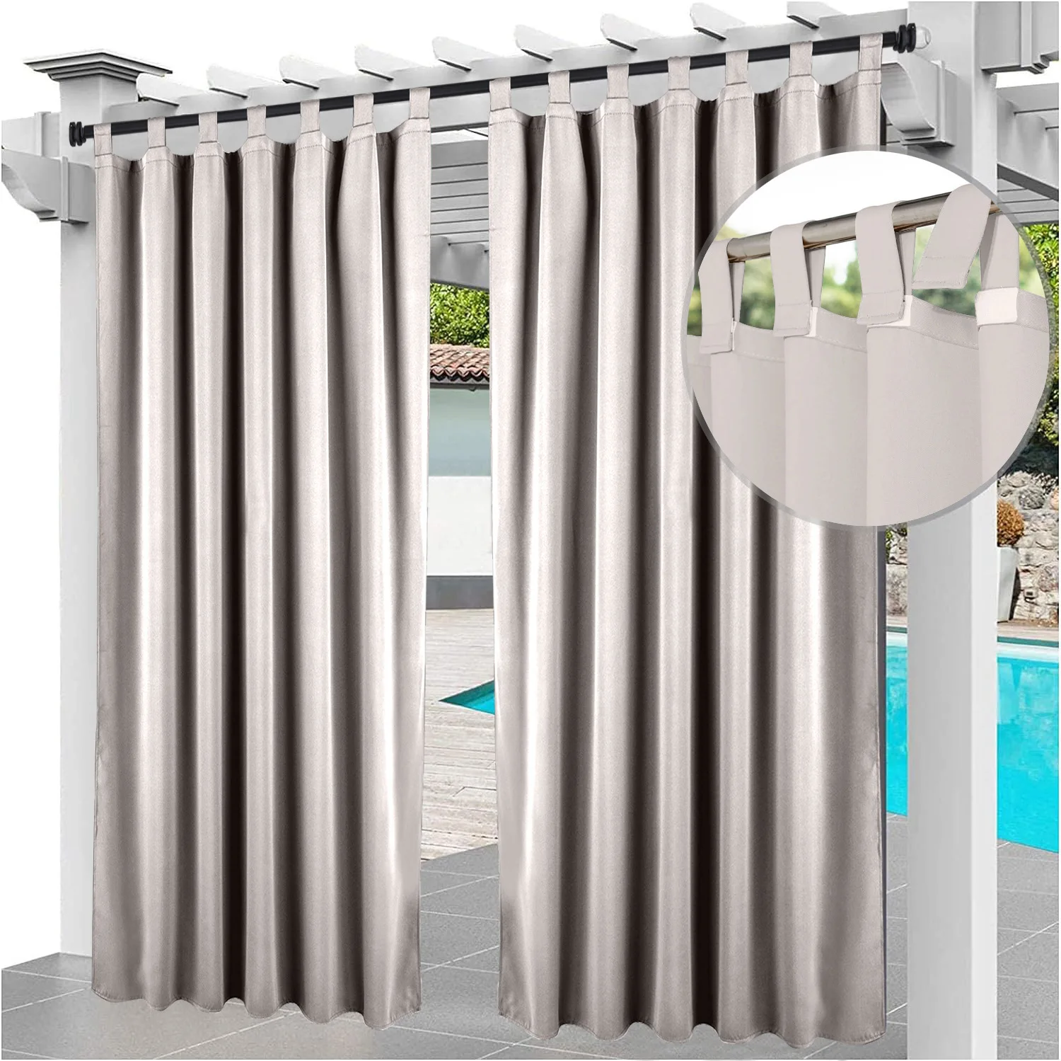Customized outdoor waterproof curtains Velcro hanging sunshade free punching curtains finished products wholesale
Customized outdoor waterproof curtains Velcro hanging sunshade free punching curtains finished products wholesale