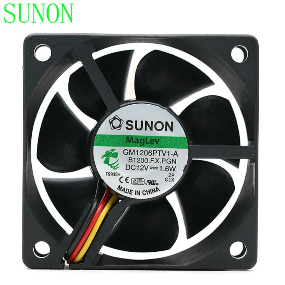 Оригинальный охлаждающий вентилятор для Sunon GM1206PTV1-A 6025 6 см 60 мм постоянного тока 12 В 1,6 Вт 3-проводной
Оригинальный охлаждающий вентилятор для Sunon GM1206PTV1-A 6025 6 см 60 мм постоянного тока 12 В 1,6 Вт 3-проводной