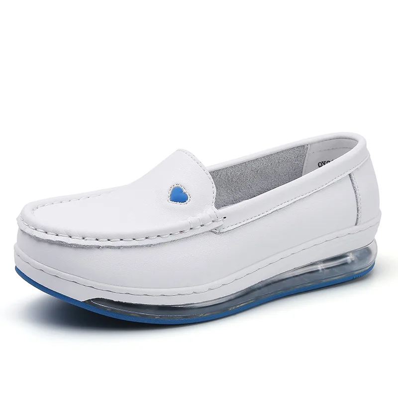 2022Nurse Shoes Full-length Air Cushion White Cow Leather Women's Single Shoes Beauty Salon Medical Work Walking Shoes Sneakers
2022Nurse Shoes Full-length Air Cushion White Cow Leather Women's Single Shoes Beauty Salon Medical Work Walking Shoes Sneakers