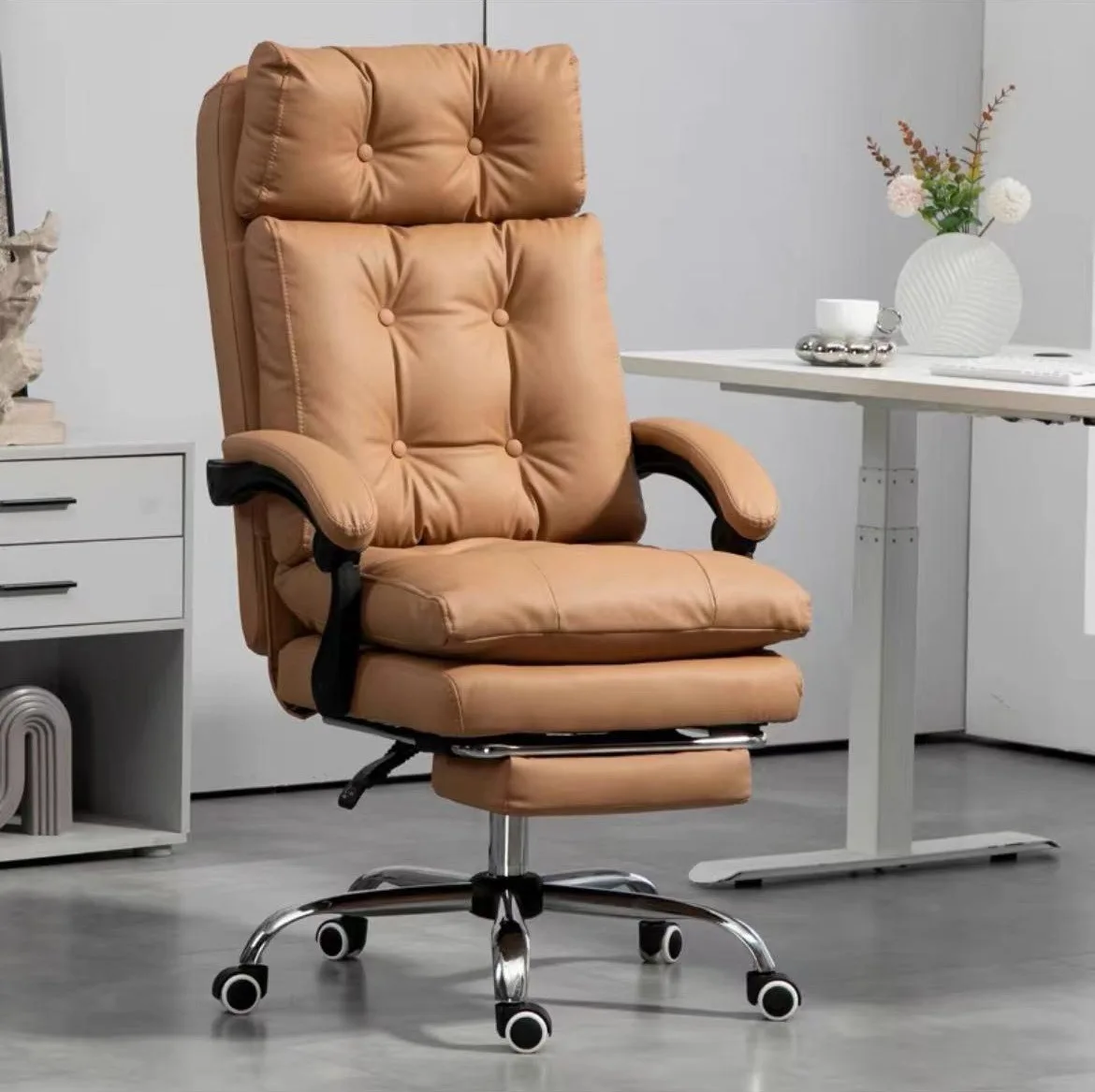Wheels Adjustable Lumbar Gaming Support Desk Footrest Office Ergonomic Back Reclining Swivel Chair Leather Home Computer Mesh
Wheels Adjustable Lumbar Gaming Support Desk Footrest Office Ergonomic Back Reclining Swivel Chair Leather Home Computer Mesh