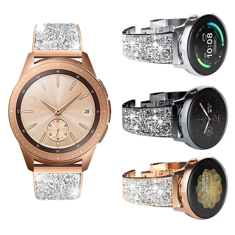 Diamond Metal Strap For Samsung Watch 7 6 5 4 Huawei Watch 4 GT4 /Amazfit 47mm Replacement Bracelet For Active 2 20mm 22mm Bands
Diamond Metal Strap For Samsung Watch 7 6 5 4 Huawei Watch 4 GT4 /Amazfit 47mm Replacement Bracelet For Active 2 20mm 22mm Bands