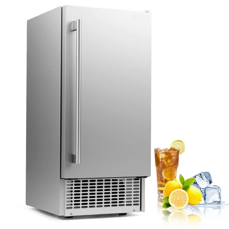 Commercial Under Counter Ice Maker 90 lbs/Day 15 Inch W Built-in
Commercial Under Counter Ice Maker 90 lbs/Day 15 Inch W Built-in