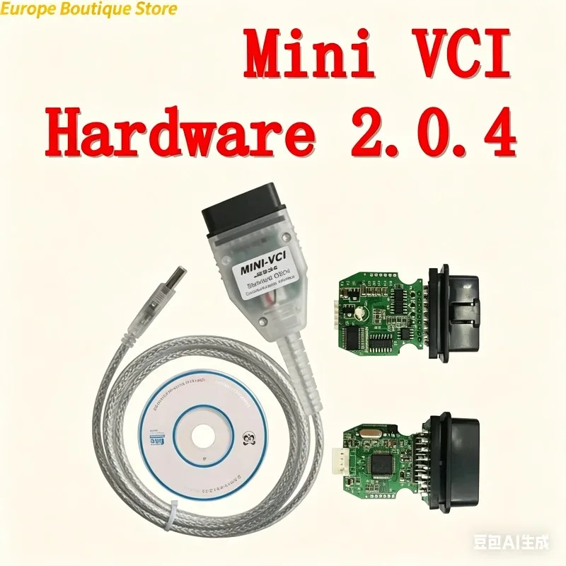 MINI VCI V2.0.4 Authentic Firmware J2534 Techstream V18.00.00 FTDI FT232RL Scan Tool For Toyota MINIVCI Supports K-Line/CAN-BUS
MINI VCI V2.0.4 Authentic Firmware J2534 Techstream V18.00.00 FTDI FT232RL Scan Tool For Toyota MINIVCI Supports K-Line/CAN-BUS
