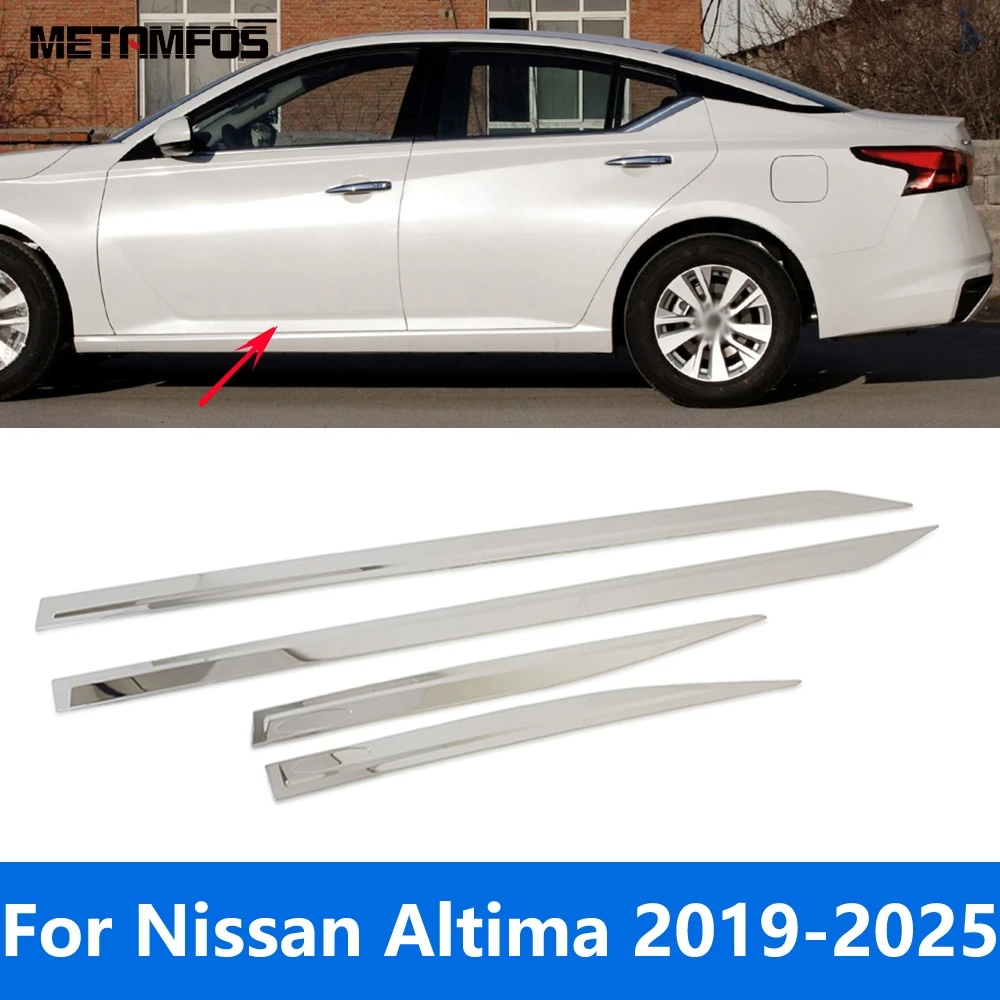 For Nissan Altima 2019-2023 2024 2025 Stainless Door Side Line Strip Body Skirt Molding Trim Sticker Accessories Car Styling
For Nissan Altima 2019-2023 2024 2025 Stainless Door Side Line Strip Body Skirt Molding Trim Sticker Accessories Car Styling