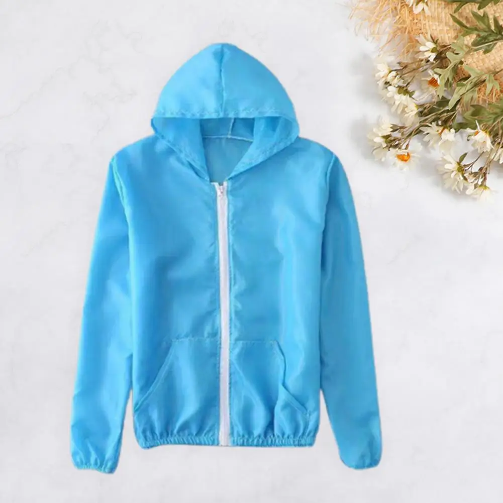 Hooded Long Sleeve Sunscreen Jacket Zipper Placket Camping Windbreak Unisex Ultra Thin Coat Sun Protection Clothing Outerwear
Hooded Long Sleeve Sunscreen Jacket Zipper Placket Camping Windbreak Unisex Ultra Thin Coat Sun Protection Clothing Outerwear
