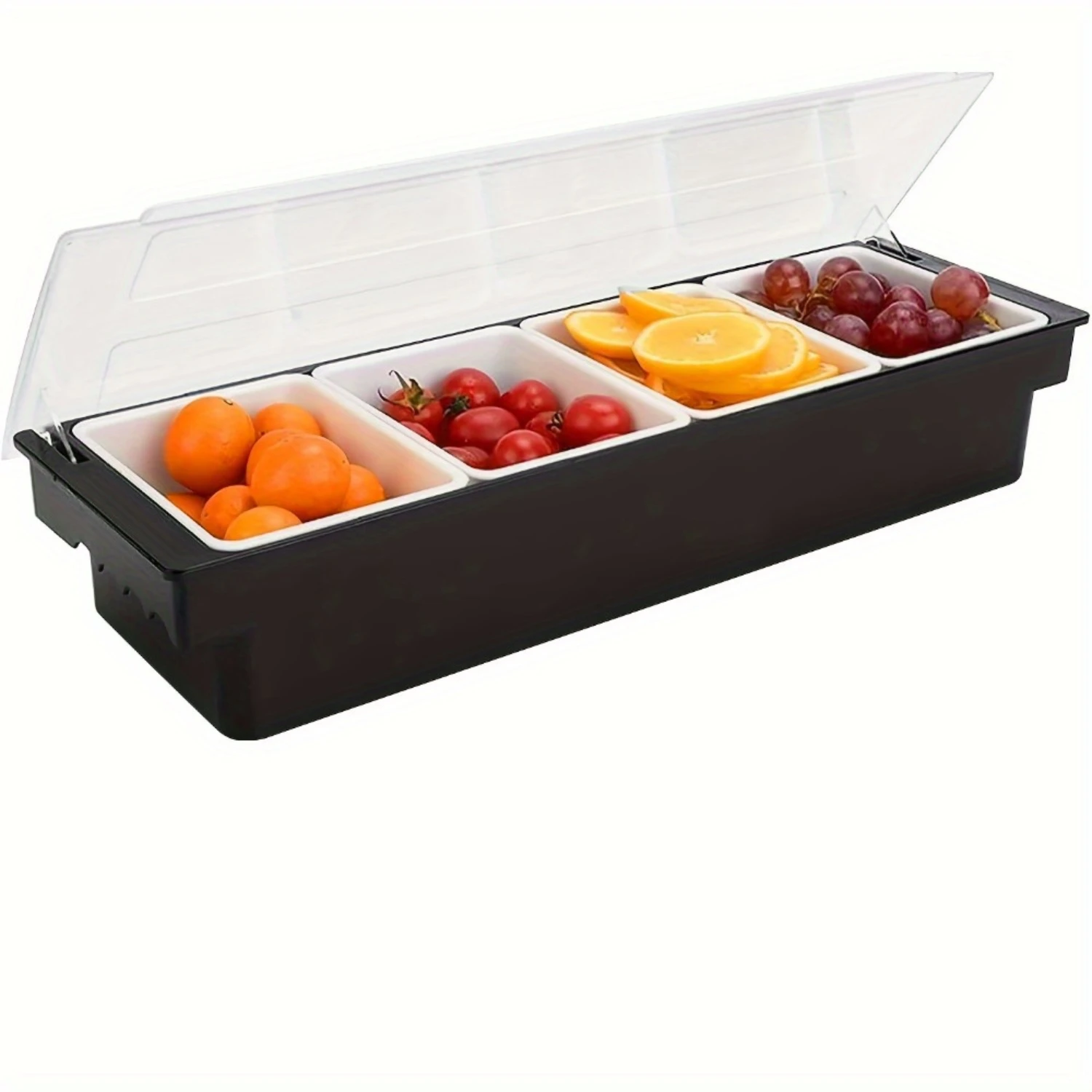 1pc Airtight Fresh Keeper - Multifunctional Divided Leak-Proof Food Container with Cover for Fresh Fruit, Snacks, Vegetables, a
1pc Airtight Fresh Keeper - Multifunctional Divided Leak-Proof Food Container with Cover for Fresh Fruit, Snacks, Vegetables, a