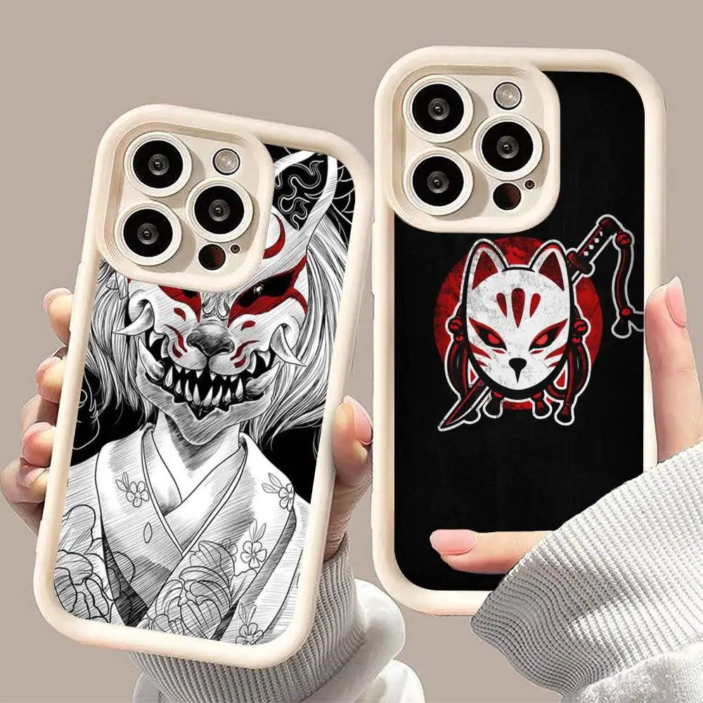 Чехол для телефона с маской кит-фэн (лиса) для iPhone 17 16 15 14 13 12 11 Air Pro Max Plus, утолщенный, из ТПУ, разноцветный, роскошный, красивый
Чехол для телефона с маской кит-фэн (лиса) для iPhone 17 16 15 14 13 12 11 Air Pro Max Plus, утолщенный, из ТПУ, разноцветный, роскошный, красивый