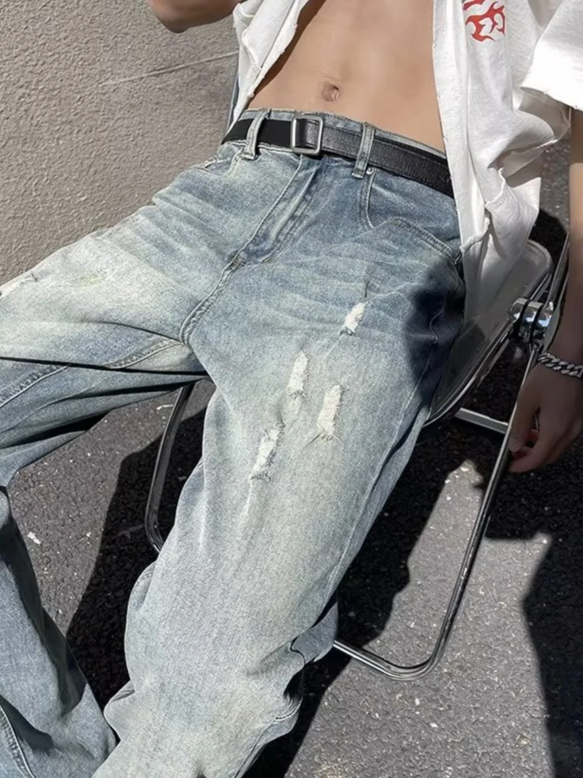 American Retro Waed Jeans Men's Spring Autumn Loose Straight Tube Old Dad High Street Trendy Brand Youth Wear Long Pants
American Retro Waed Jeans Men's Spring Autumn Loose Straight Tube Old Dad High Street Trendy Brand Youth Wear Long Pants