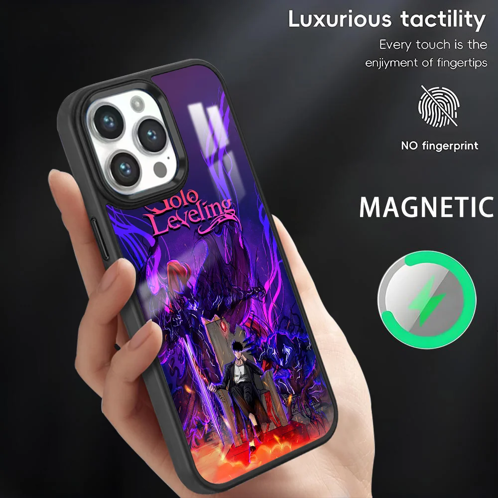 Anime S-Solo Leveling Phone Case For iPhone 16 15 14 13 12 11 Pro Max Plus Mini Magnetic Magsafe Wireless Charging Cover Coque
Anime S-Solo Leveling Phone Case For iPhone 16 15 14 13 12 11 Pro Max Plus Mini Magnetic Magsafe Wireless Charging Cover Coque