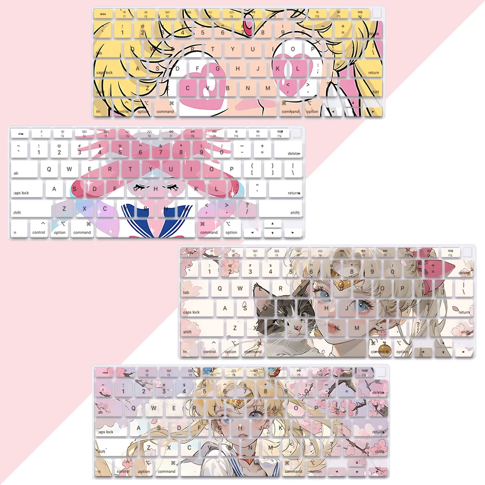 Sailors Moons US Layout Color Print Soft Silicone Keyboard Cover For Macbook 2020 Air A2179 A2337
Sailors Moons US Layout Color Print Soft Silicone Keyboard Cover For Macbook 2020 Air A2179 A2337