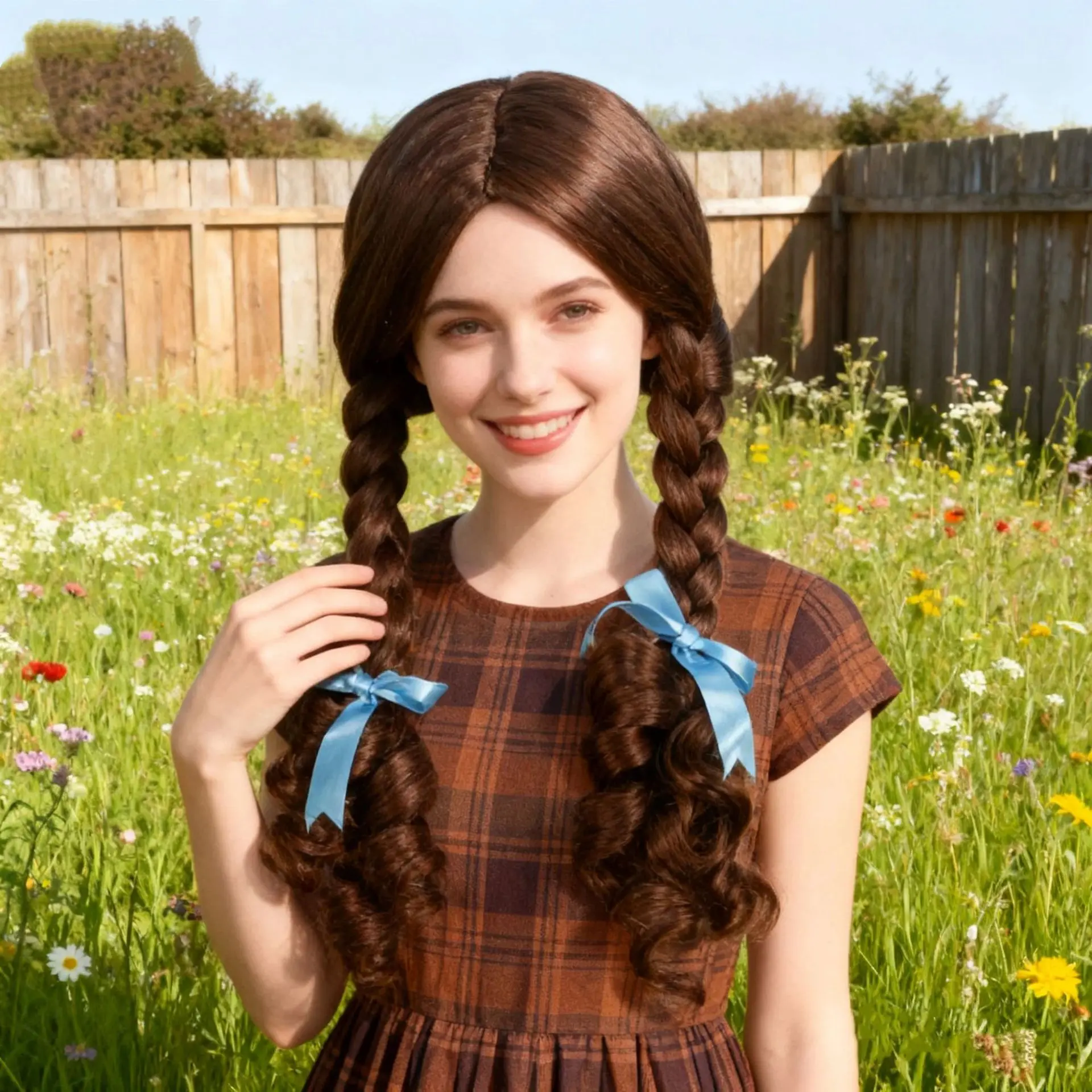 New Synthetic Cosplay Lolita Wig Emerald Dorothy-Inspired Twin Braids Anime Costume Long Hairstyle Party Fashion Trend Styling
New Synthetic Cosplay Lolita Wig Emerald Dorothy-Inspired Twin Braids Anime Costume Long Hairstyle Party Fashion Trend Styling