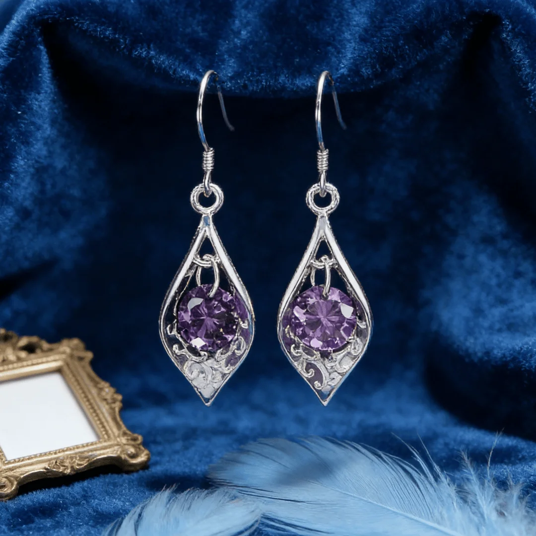 Hot sales fashion Casual Jewelry 925 Sterling Silver temperament Amethyst shell Earrings for Woman engagement Holiday Gifts
Hot sales fashion Casual Jewelry 925 Sterling Silver temperament Amethyst shell Earrings for Woman engagement Holiday Gifts