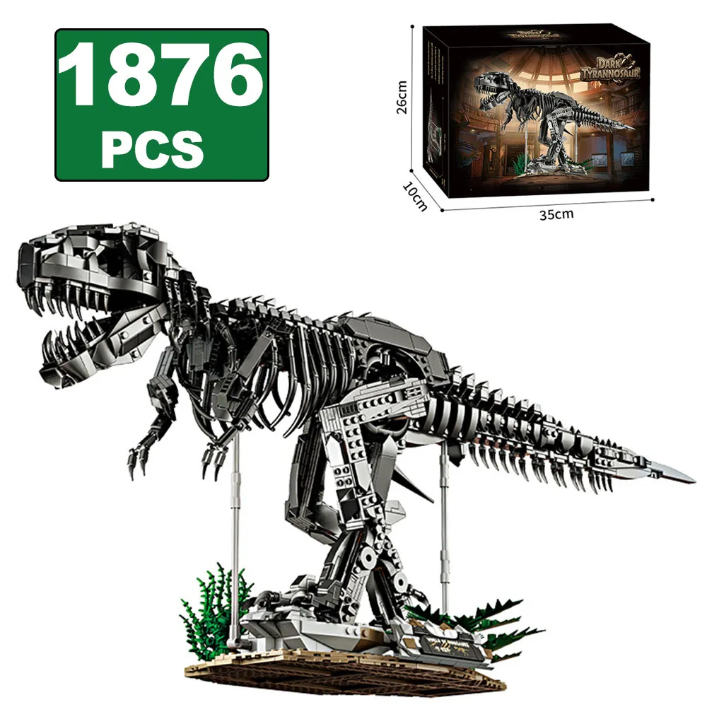 1876PCS Dinosaur Park Fossils Building Blocks Jurassic MOC Tyrannosaurus Rex Adults Assembled Bricks Model Toys Birthday Gifts
1876PCS Dinosaur Park Fossils Building Blocks Jurassic MOC Tyrannosaurus Rex Adults Assembled Bricks Model Toys Birthday Gifts