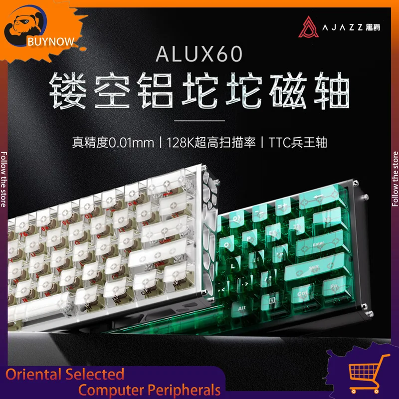 Ajazz Alux60 Magnetic Switch Mechanical Keyboard Wired Gaming Keyboard 8000Hz RT0.01mm Aluminium Alloy Keyboard FPS Gamer Gifts
Ajazz Alux60 Magnetic Switch Mechanical Keyboard Wired Gaming Keyboard 8000Hz RT0.01mm Aluminium Alloy Keyboard FPS Gamer Gifts
