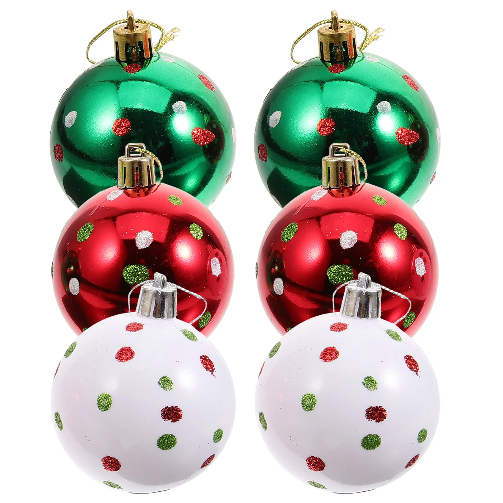 6 Pcs Christmas Tree naments Red White H Painted Plastic Balls Xmas Tree Decorations Hanging Gadgets
6 Pcs Christmas Tree naments Red White H Painted Plastic Balls Xmas Tree Decorations Hanging Gadgets