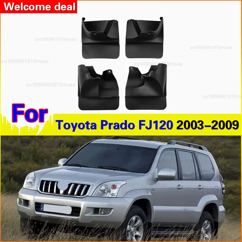 For Toyota Land Cruiser Prado FJ120 120 2003-2009 Mudflaps Splash Guards Mudguards Front or Rear OE Styled Molded Mud Flaps
For Toyota Land Cruiser Prado FJ120 120 2003-2009 Mudflaps Splash Guards Mudguards Front or Rear OE Styled Molded Mud Flaps