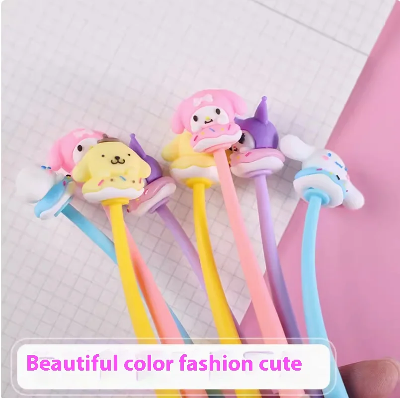 Нейтральная Силиконовая ручка Disney Sanrio, милая мультяшная школьная Ручка с героями мультфильма Kuromi Melody Girl Heart
Нейтральная Силиконовая ручка Disney Sanrio, милая мультяшная школьная Ручка с героями мультфильма Kuromi Melody Girl Heart