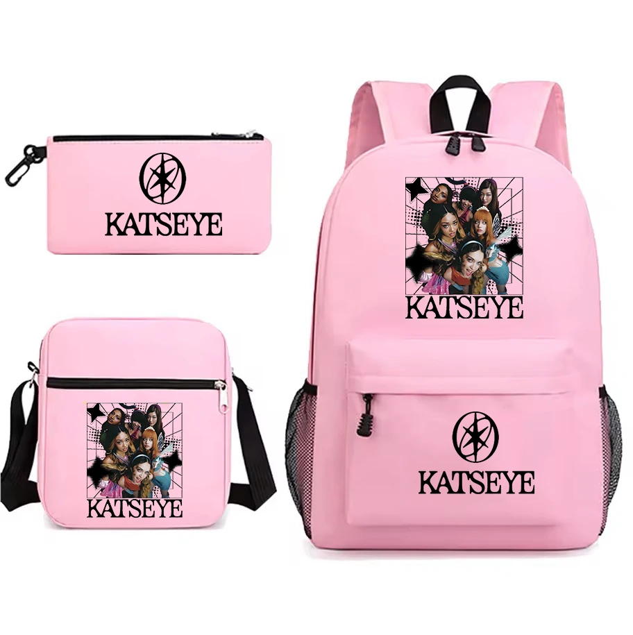 3pecs Global Group KATSEYE Backpack Set, Large Capacity Students Backpack with Shoulder Bag & Pencil Case School Bags Mochila
3pecs Global Group KATSEYE Backpack Set, Large Capacity Students Backpack with Shoulder Bag & Pencil Case School Bags Mochila